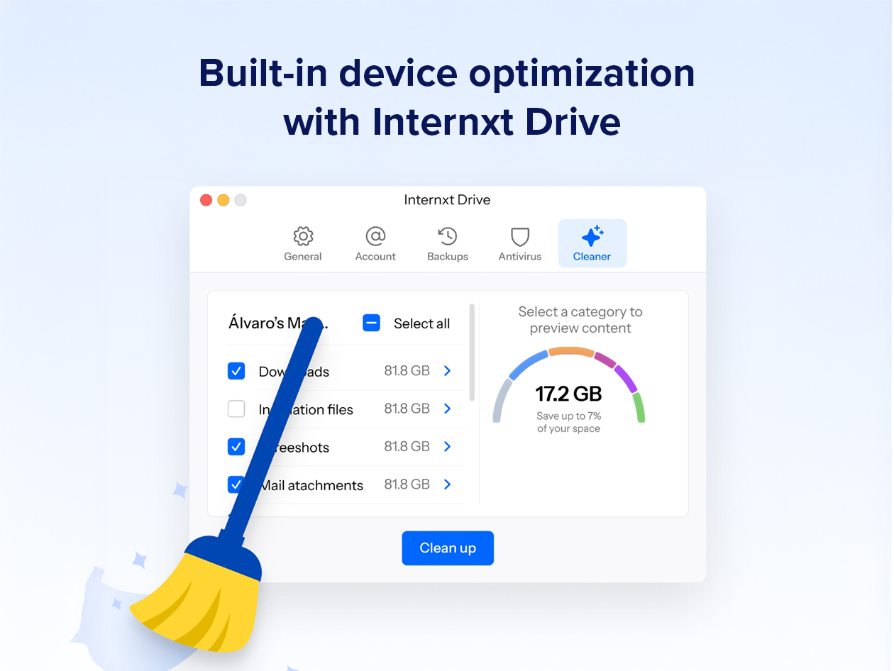 Internxt Cleaner: Lifetime Subscription
