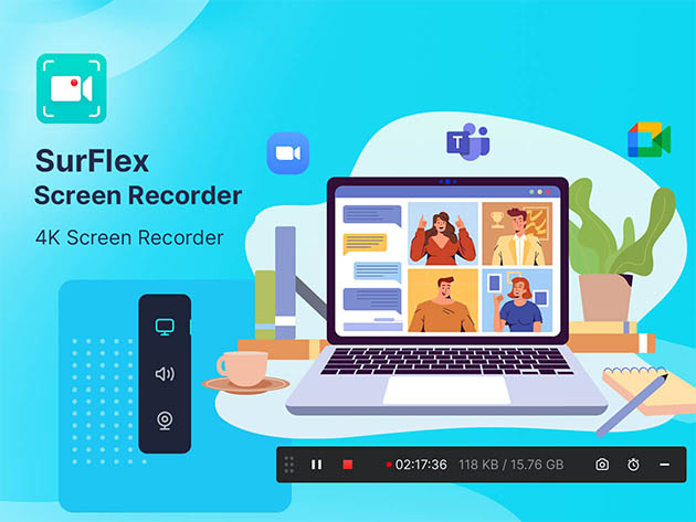 SurFlex Screen Recorder: Lifetime Subscription