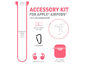 Chargeworx Accessory Kit for Apple Airpods , Coral