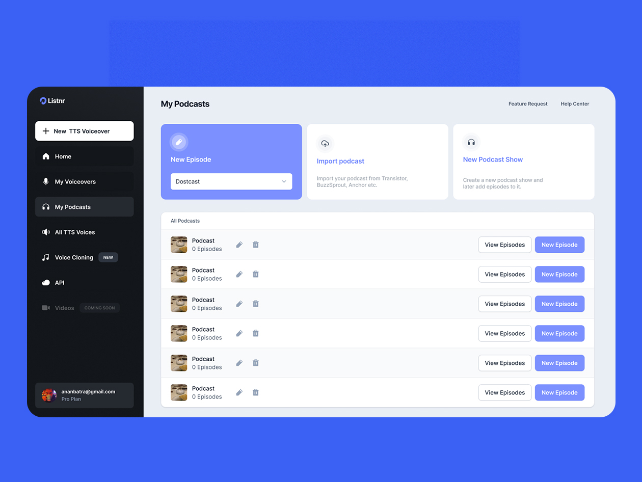 Listnr Individual Plan: 1-Year Subscription