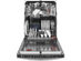 GE Profile PDT775SYNFS Top Control with Stainless Steel Interior Dishwasher with Sanitize Cycle and Twin Turbo Dry Boos