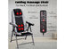 Costway Adjustable Folding Shiatsu Massage Chair Heated Back & Neck  w/ USB Port