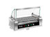 Costway Commercial 18/30 Hot Dog Hotdog 7/11 Roller Grill Cooker Machine w/ Cover (7 Roller Grill) - Silver