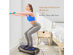Costway Vibration Plate Exercise Machine Whole Body Fitness Platform w/Loop Bands Home - Grey/Blue