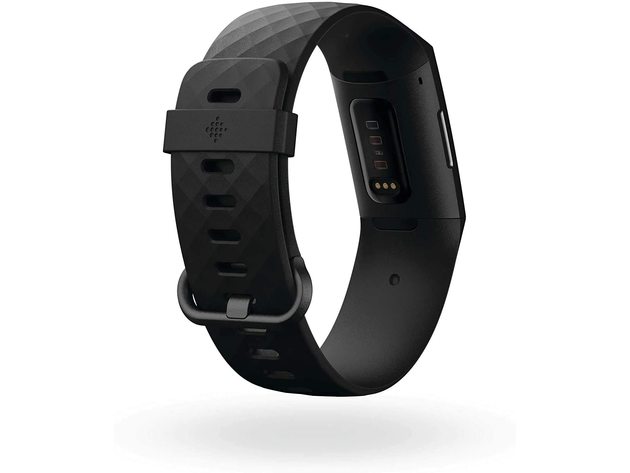 Fitbit FB417BKBK Charge 4 Advanced Bluetooth Touchscreen Fitness Tracker - Black (Refurbished, Open Retail Box)