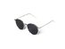 The Bezel Sunglasses Silver / Smoke