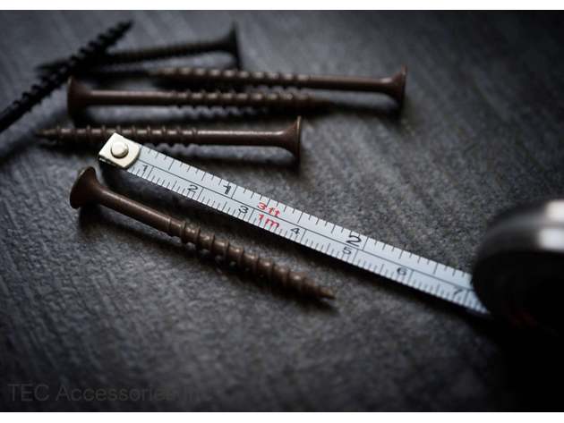 Ti-Tape Titanium Tape Measure Stonewashed