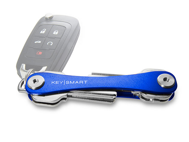 KeySmart® Original Compact 8-Key Holder (Blue)