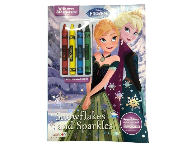 Coloring Book - Frozen - Color and Activity Book w Crayons