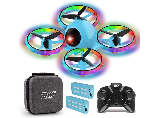 6.3 Inch 10 Minutes Long Flight Time Mini Drone for Kids with Blinking Light