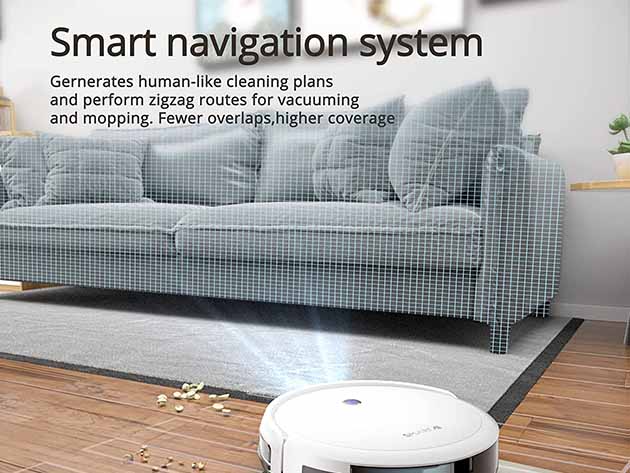 SmartAI G50E 2600Pa Robot Vacuum