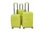 Luan Wave 3 Piece Luggage Set Apple Green