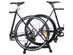 Costway Two Bicycle Bike Stand Racor Garage Floor Storage Organizer Cycling Rack - Black