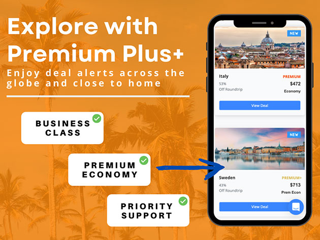 Dollar Flight Club Premium Plus+ Lifetime Subscription (Save up to $2K on Business, Premium Economy & Economy Class)