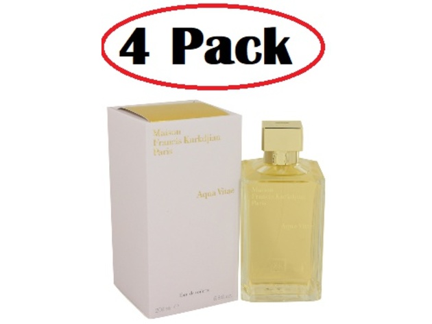 4 Pack of Aqua Vitae by Maison Francis Kurkdjian Eau De Toilette Spray 6.8 oz
