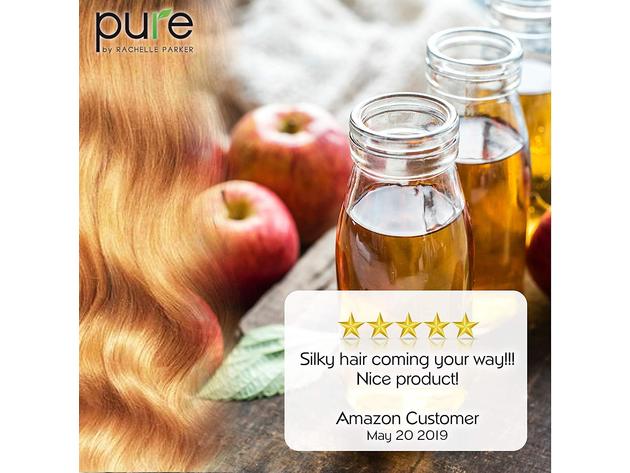 Apple Cider Vinegar Shampoo and Conditioner Set. Sulfate Free Shampoo Conditioner Set for Damaged, Oily Hair.