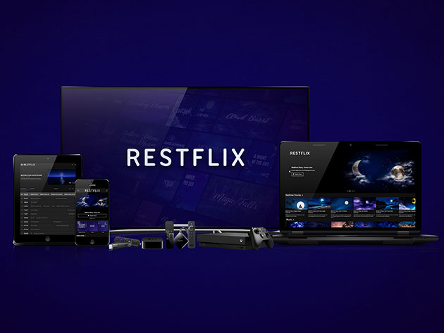 Restflix Restful Sleep Streaming Service: 3-Yr Subscription