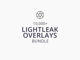 10,000+ Professional Light Leaks Photo Overlay Package: Lifetime Subscription