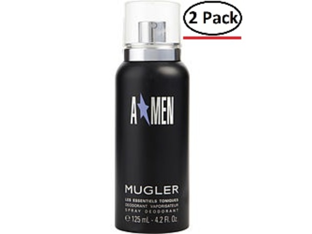 ANGEL by Thierry Mugler DEODORANT SPRAY 4.2 OZ for MEN ---(Package Of 2)