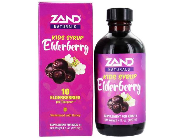 Zand - Naturals Elderberry Kids Syrup Honey Sweetened - 4 fl. oz.