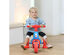 Costway 2 in 1 Toddler Tricycle Balance Bike Scooter Kids Riding Toys w/ Sound & Storage - Blue + Red + Yellow