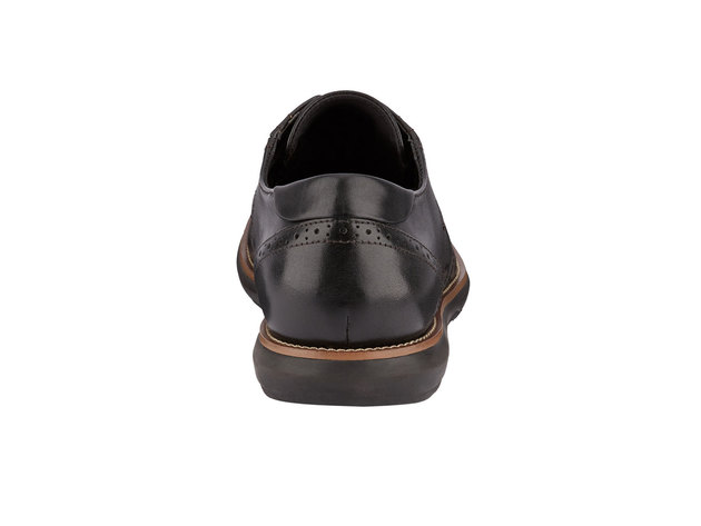 Dockers Mens Verdi Leather SMART SERIES Dress Oxford Shoe - 8.5 M Black