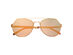 Bertha Hadley Aviator Sunglasses (Gold Metal)