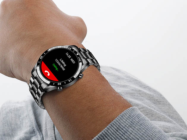 LIGE Luxury Men’s Smart Watch (Silver)