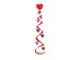Beistle Party Supplies 30 Inches Red/Purple/Pink 3 Hanging Decorations