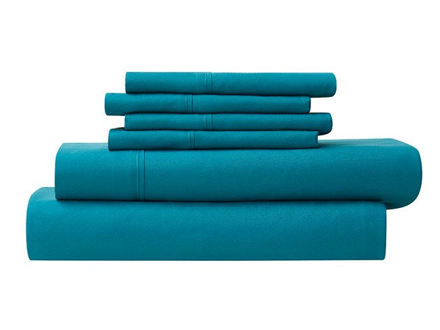 6-Piece Bamboo Comfort Luxury Sheet Set (Teal/Full)