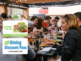 6 Months of Dining & Shopping Discounts + FREE $25 Restaurant.com eGift Card