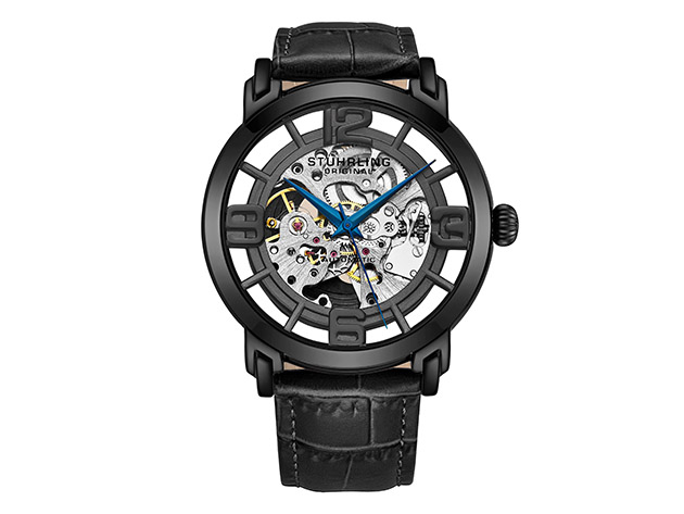 Stührling Winchester 3964 Automatic 42mm Skeleton Watch (Black) | The ...