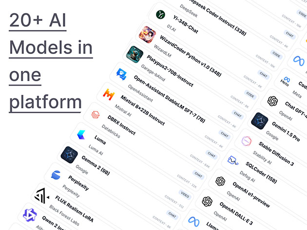 ChatPlayground AI: Lifetime Subscription (Unlimited Plan) - Compare Multiple AI Models Side-By-Side In One Powerful Platform For Faster, Smarter & More Accurate Results Every Time You Run a Prompt