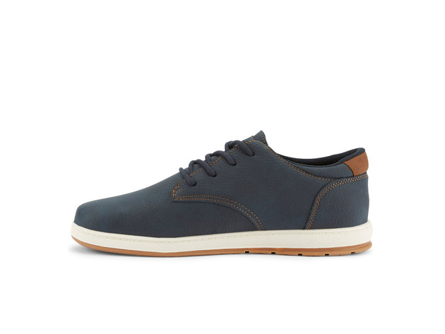 G.H. Bass & Co. Mens Percy WX B Casual Oxford Shoe - 9.5 M Navy/Tan