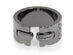 Ferragamo Gancini Rhodium Silver Ring Sz 8 703411 (Store-Display Model)