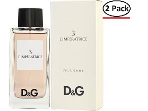 D & G 3 L'Imperatrice By Dolce & Gabbana Edt Spray 3.3 Oz For Women (Package Of 2)