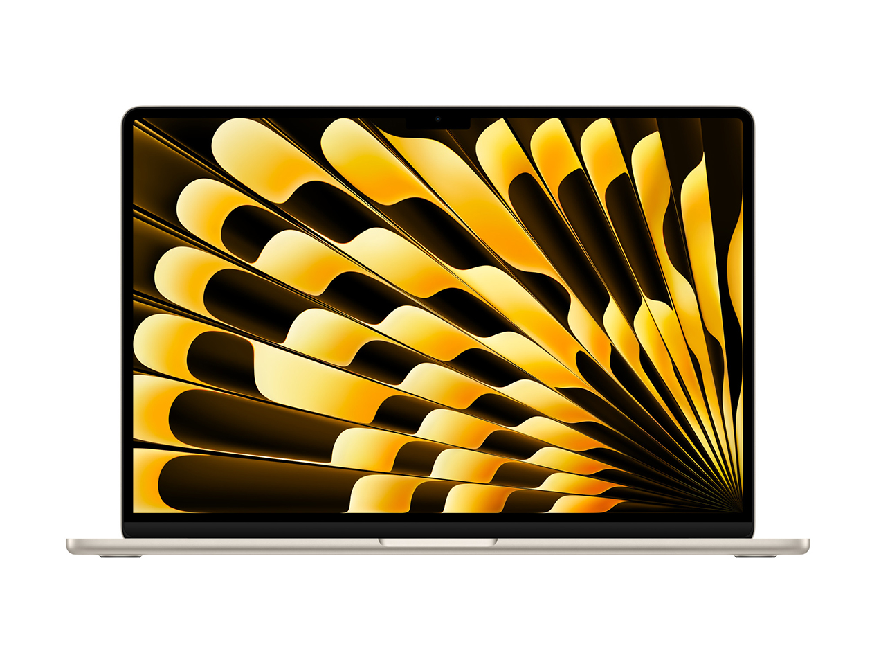 Apple MacBook Air (2023) 15" M2 8-core 10-core GPU 8GB RAM 256GB SSD Starlight (Refurbished)