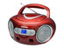 Toshiba TYCRS9RED Portable CD Boombox with AM/FM Radio - Red