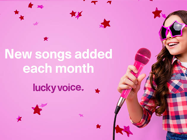 Lucky Voice Instant At Home Karaoke: 60% OFF Your First Month!