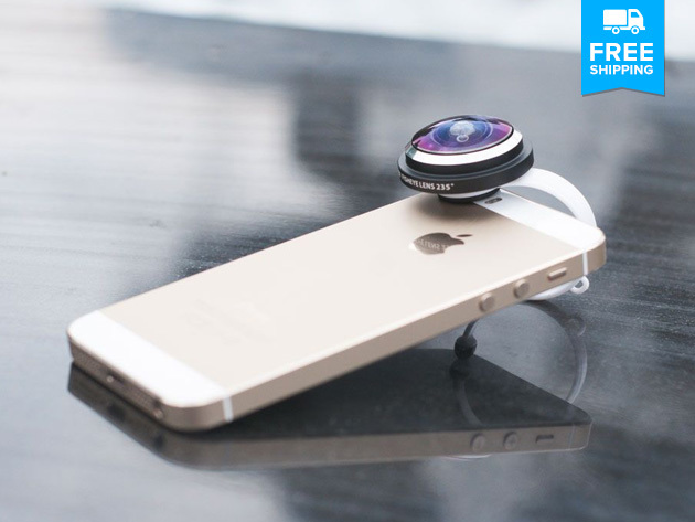 Super Fisheye Clip-On Lens: Get 235° Of Dynamic Mobile Photography