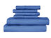 6-Piece Bamboo-Blend Comfort Luxury Sheet Set (Warm Blue/Full)