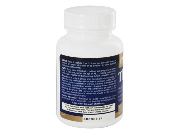 Jarrow Formulas - Theanine 100 mg. - 60 Capsules