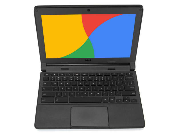 Dell ChromeBook 3120 Chromebook, 2.16 GHz Intel Celeron, 4GB DDR3 RAM, 16GB SSD Hard Drive, Chrome, 11" Screen (Renewed)