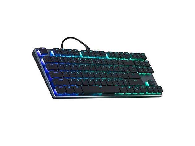 Cooler Master SK630 Tenkeyless Mechanical Keyboard | Cherry MX Low Profile,BlacK (Refurbished, Open Retail Box)