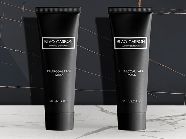 Blaq Carbon Activated Charcoal Mask: Bundle of 2