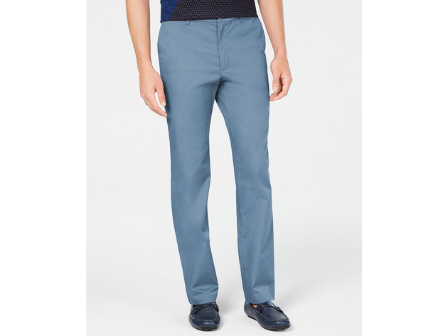 Alfani Men's AlfaTech Classic Fit Chino Pants Blue Size 40x30
