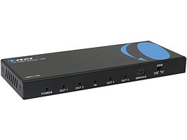 Orei 1x4 2.0 HDMI Splitter 2 Ports with Full Ultra HDCP 2.2, 4K at 60Hz & 3D Supports EDID Control - HDY-104