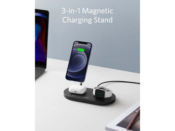 Anker 533 Magnetic Wireless Charger (3-in-1 Stand) | GeekDad