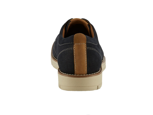 Dockers Mens Nathan Leather Dress Casual Oxford Shoe - 9.5 M Navy