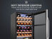 Ivation 33-Bottle Dual-Zone Compressor Wine Cooler (Stainless Steel)